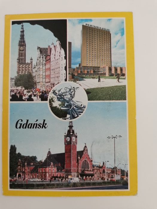 Widokowka/pocztówka PKP Gdańsk