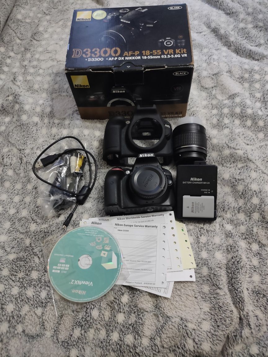 Nikon D3300 + kit 18-55 | Повна комплектація