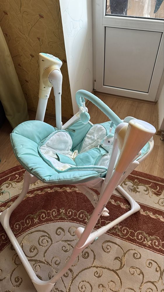 Стільчик-гойдалка 3 в 1 Carrello Triumph Mint Green