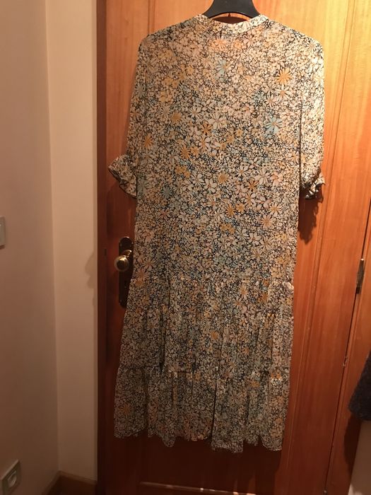 Vestido comprido Bershka