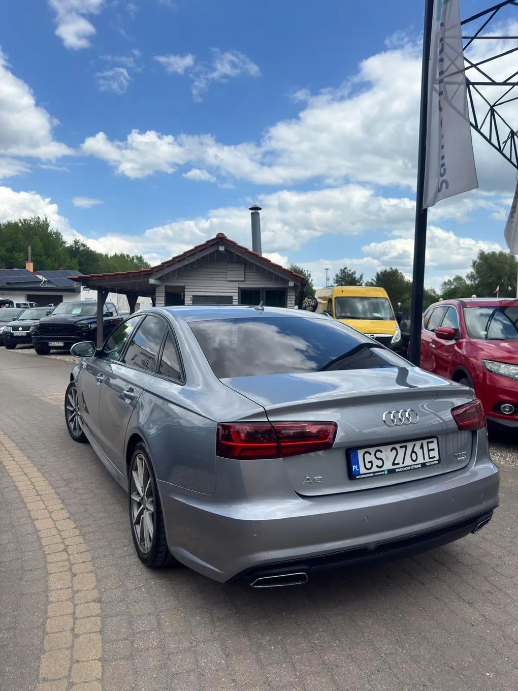 Audi A6 Audi A6 Sline Salon Polski PoLift Matrix 1-Właściciel Shadow Lin