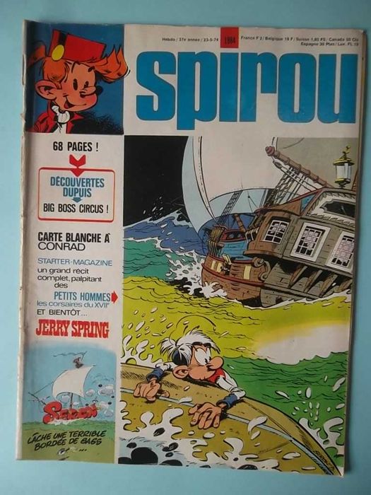 Revistas SPIROU em francês Especiais e com suplementos.