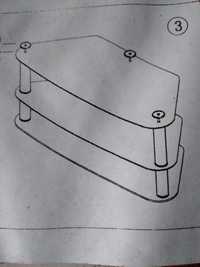 STOLIK SZKLANY pod telewizor