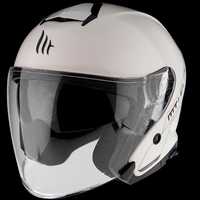 Kask otwarty jet MT Helmets THUNDER 3 SV biały Blenda roz M 57-58 cm