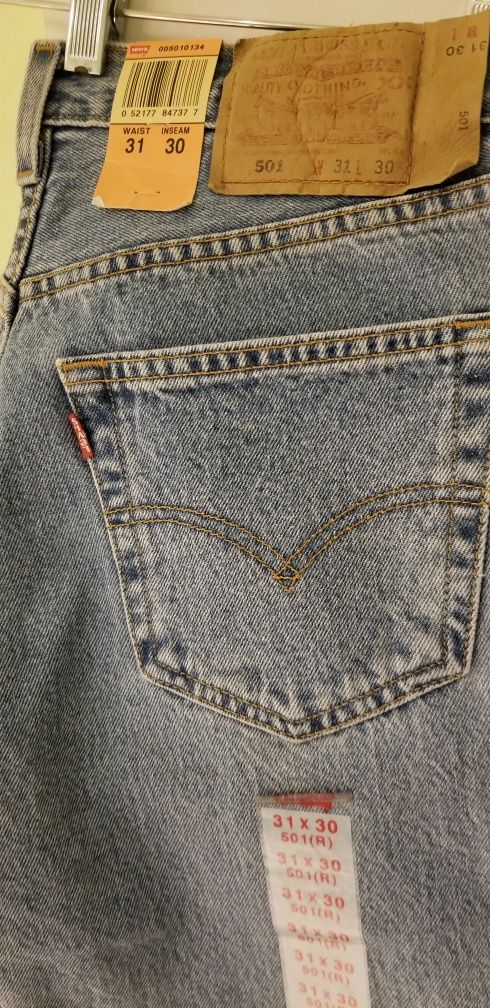 Levi's 501; 30 Oryginalne Nowe