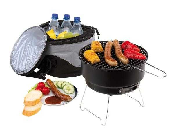 Grill turystyczny przenośny 28 cm