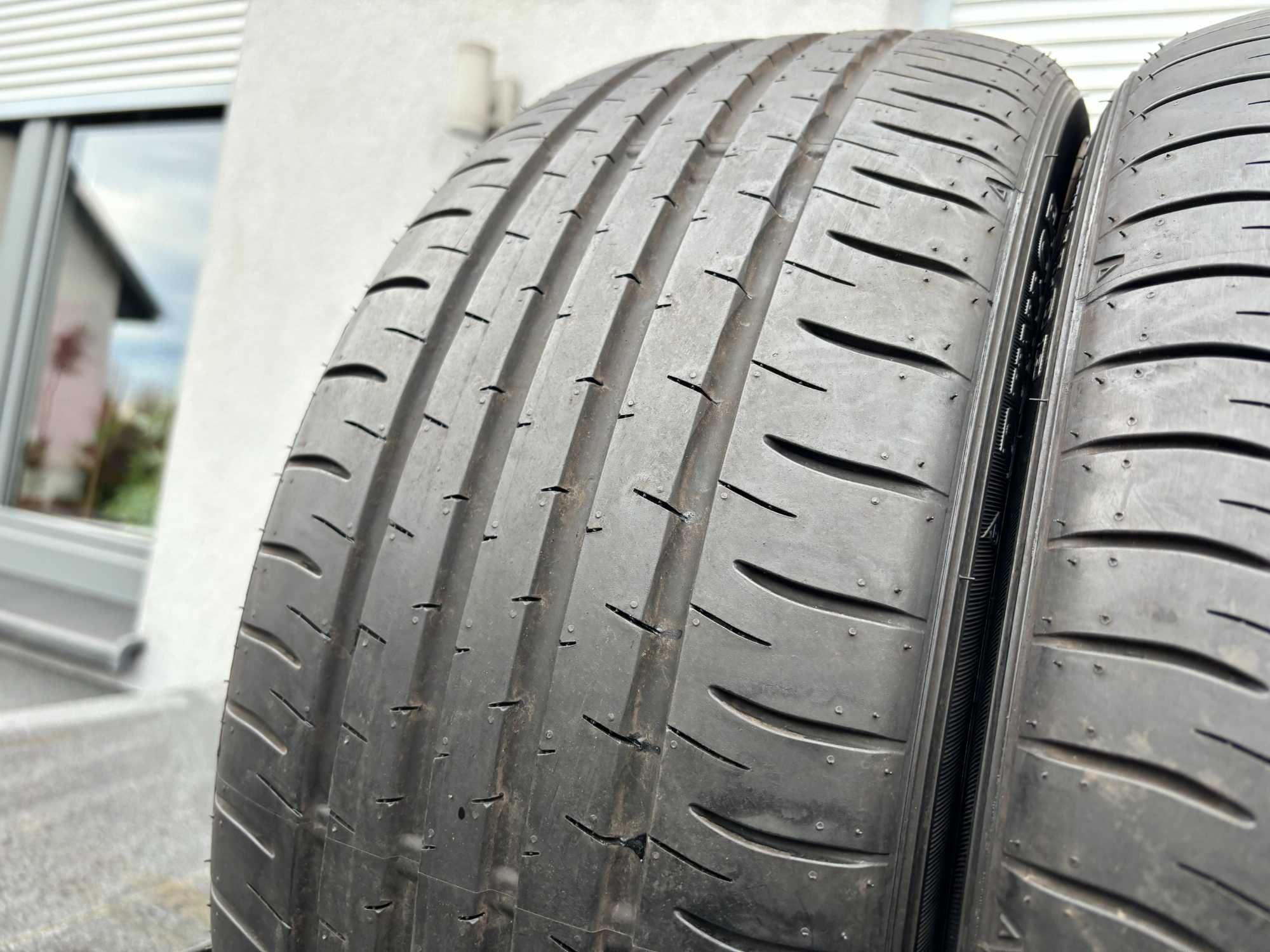 2szt letnie 225/45R18 Dunlop 6,5mm 100% bieżnika 2022r L6042 gwarancja