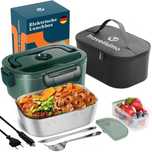 TRAVELISIMO Elektryczny Lunch Box 80W 1,5L | Podgrzewacz do Jedzenia