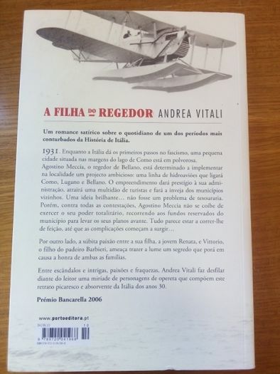 Livro: "A Filha do Regedor", de Andrea Vitali