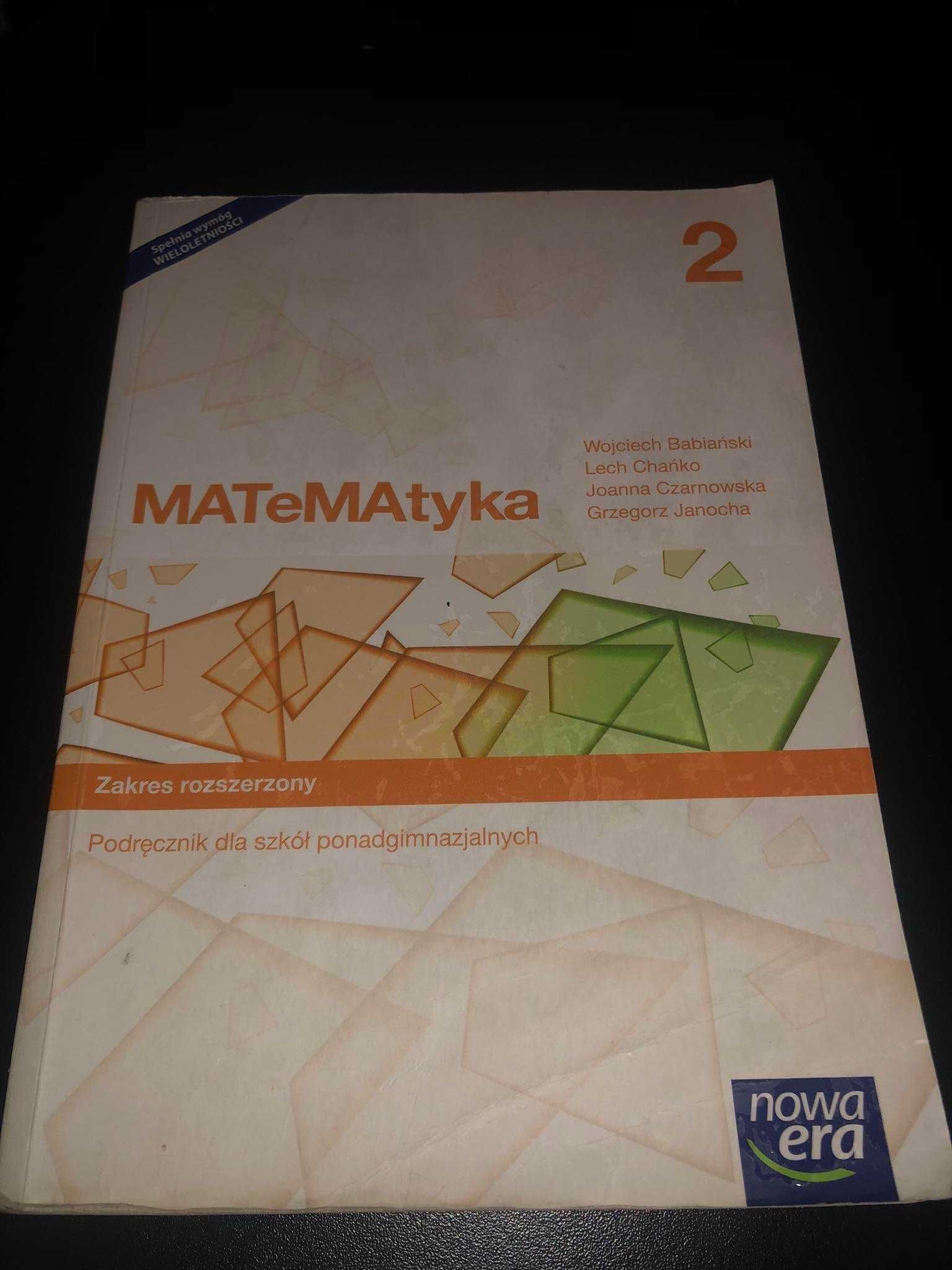 MATeMAtyka 2 podręcznik - zakres rozszerzony