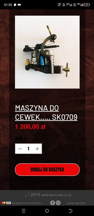 Zestaw tatuażysty ze wszystkim tusz tylko czerwony