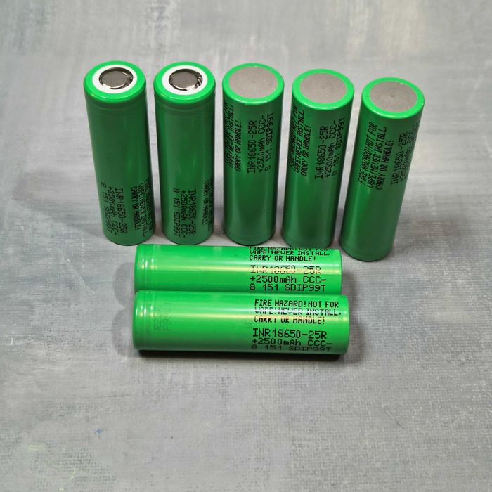 18650 акумулятор високострумовий Samsung INR18650-25R 2500mah/20A/12m