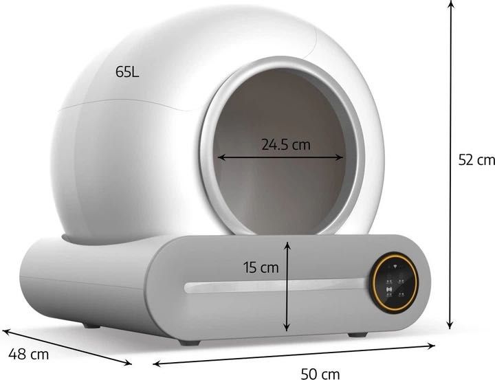 Автоматичний туалет для кішок TONEPIE T-01 WiFi OZON-стерилізація