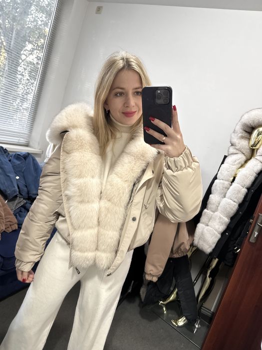 2025 Зимова куртка з хутром Примірка Дніпро