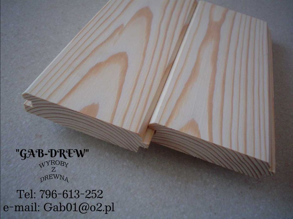 Deska Tarasowa Sosnowa Ryflowana Gr.22x145/ Półbal Ogrodzenie Podbitka