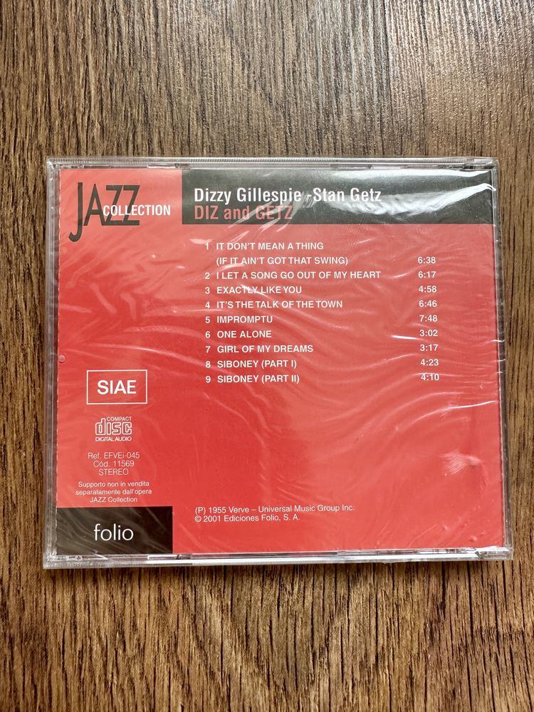 Фирменный CD Diz and Getz Jazz Collection