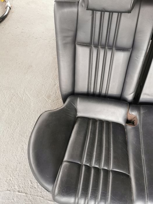 Alfa Romeo 159 Fotele komplet Przednie i tylne  skórzane grzane Czarne