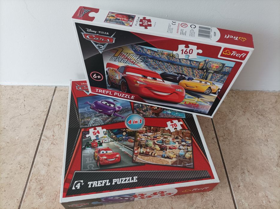 Puzzle puzle trefl auta cars 4+ 6 lat dla chłopca