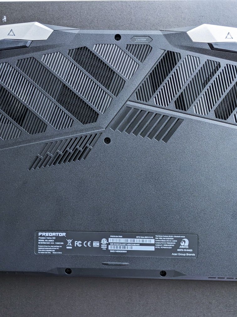 Acer predator Helios 300 ph315-54