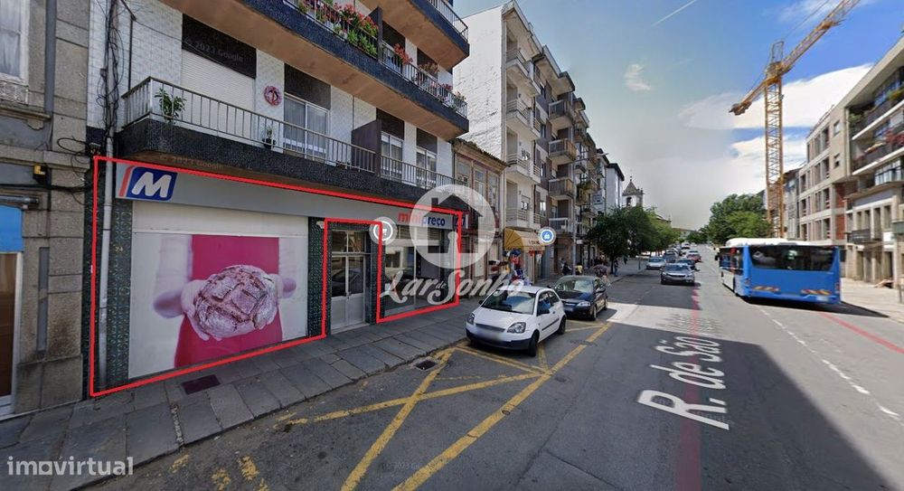 Loja com 660m2 no CENTRO da cidade de Braga