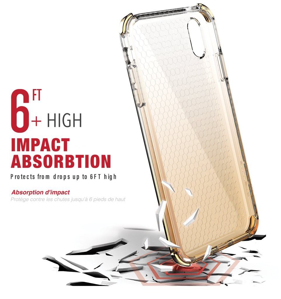 Etui Ballistic do iPhone Xs Max Jewel Spark Gold Fade