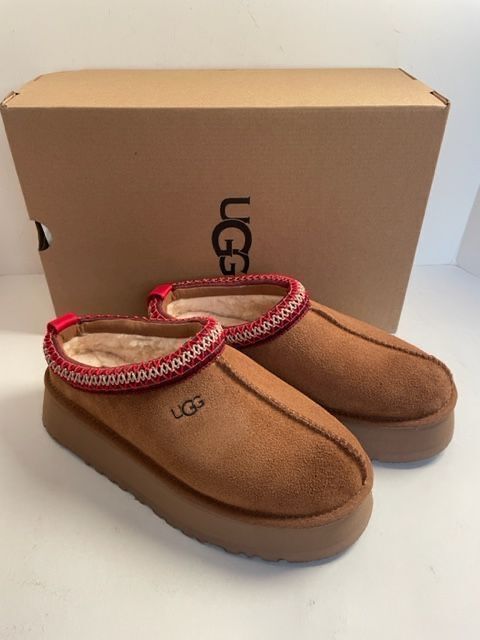 UGG australia tazz chesnut slipper угги рижі короткі натуральні