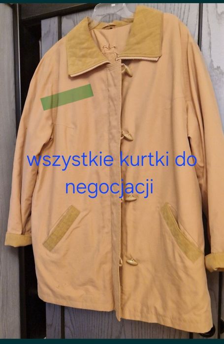 Kurtko płaszczyk przejściowy w pięknym kolorze 48.