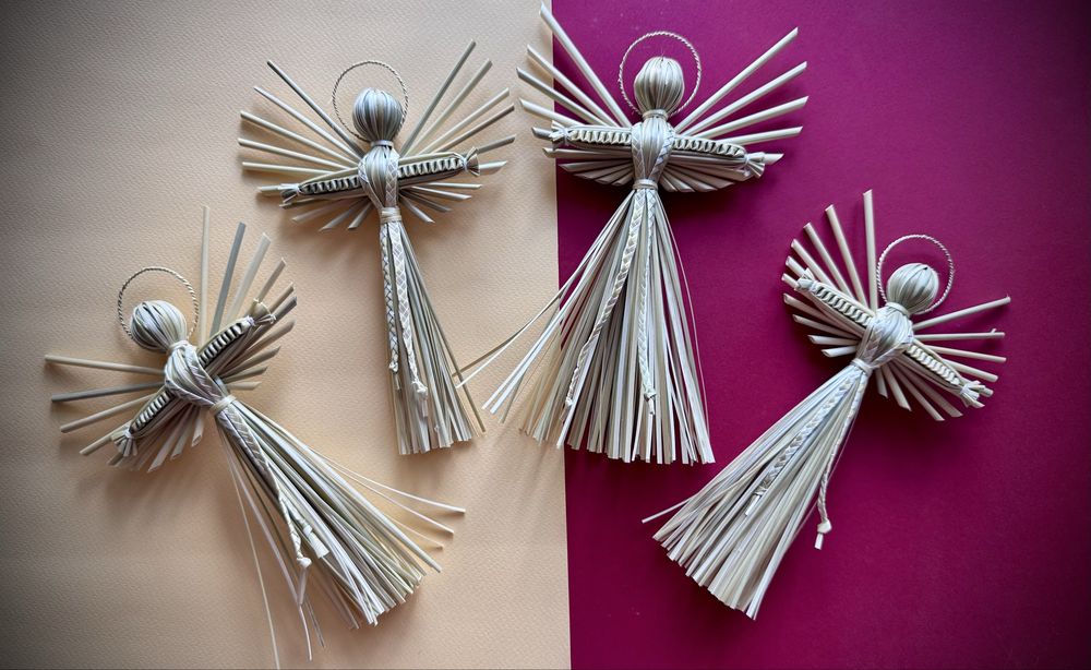 Виготовляю соломʼяні ангели на замовлення