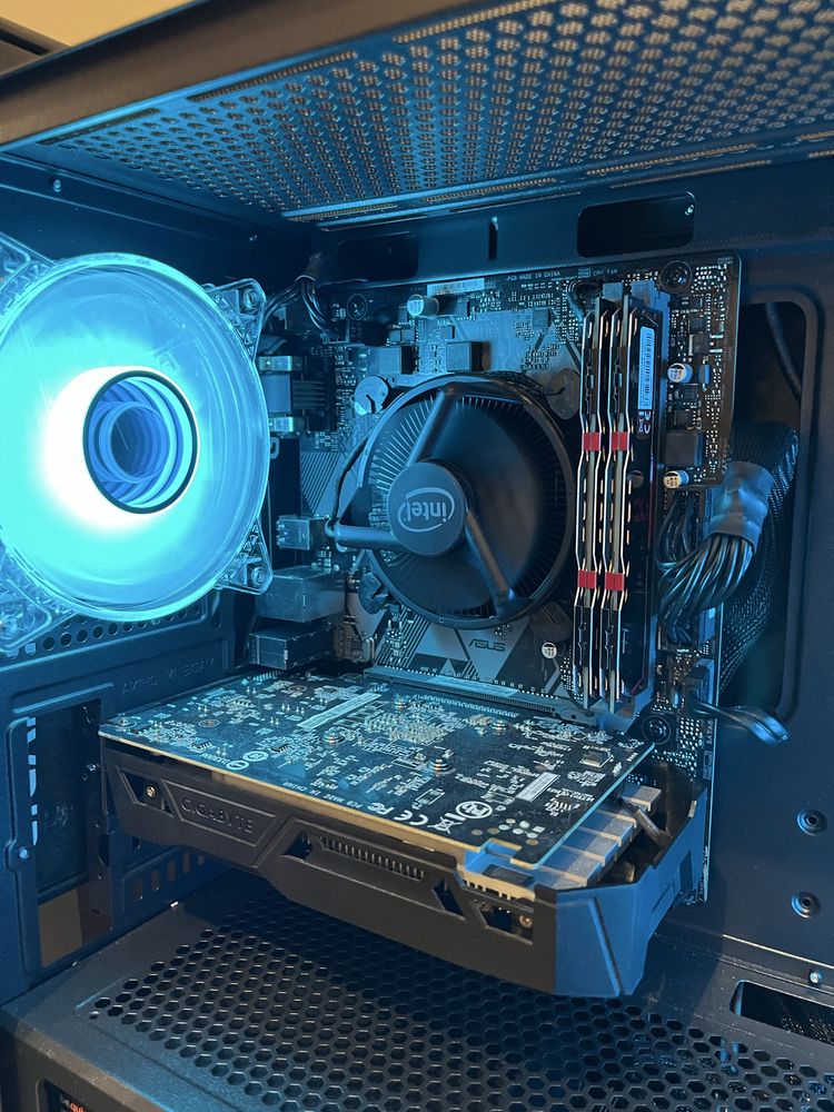 Komputer Gamingowy |i5 3,7GHz |GTX 1050Ti| LED | SSD| GRY