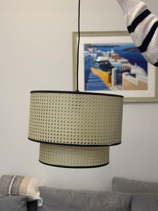 Lampa wisząca westwing plecionka wiedeńska