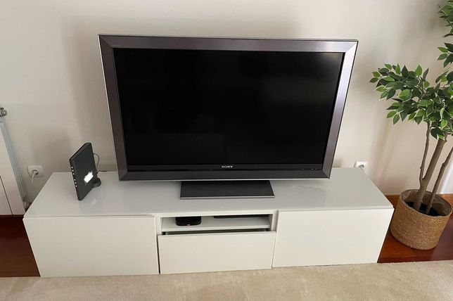 Móvel TV IKEA Besta branco | Como novo