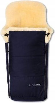 Śpiworek do wózka Hofbrucker Lambskin Luxury Navy Blue
