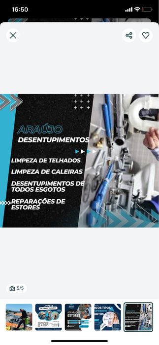 Limpeza de Caleira / Desentupimento