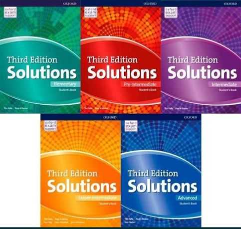 Solutions 3 rd Elementary, Pre, Upper, Intermediate, Advanced.