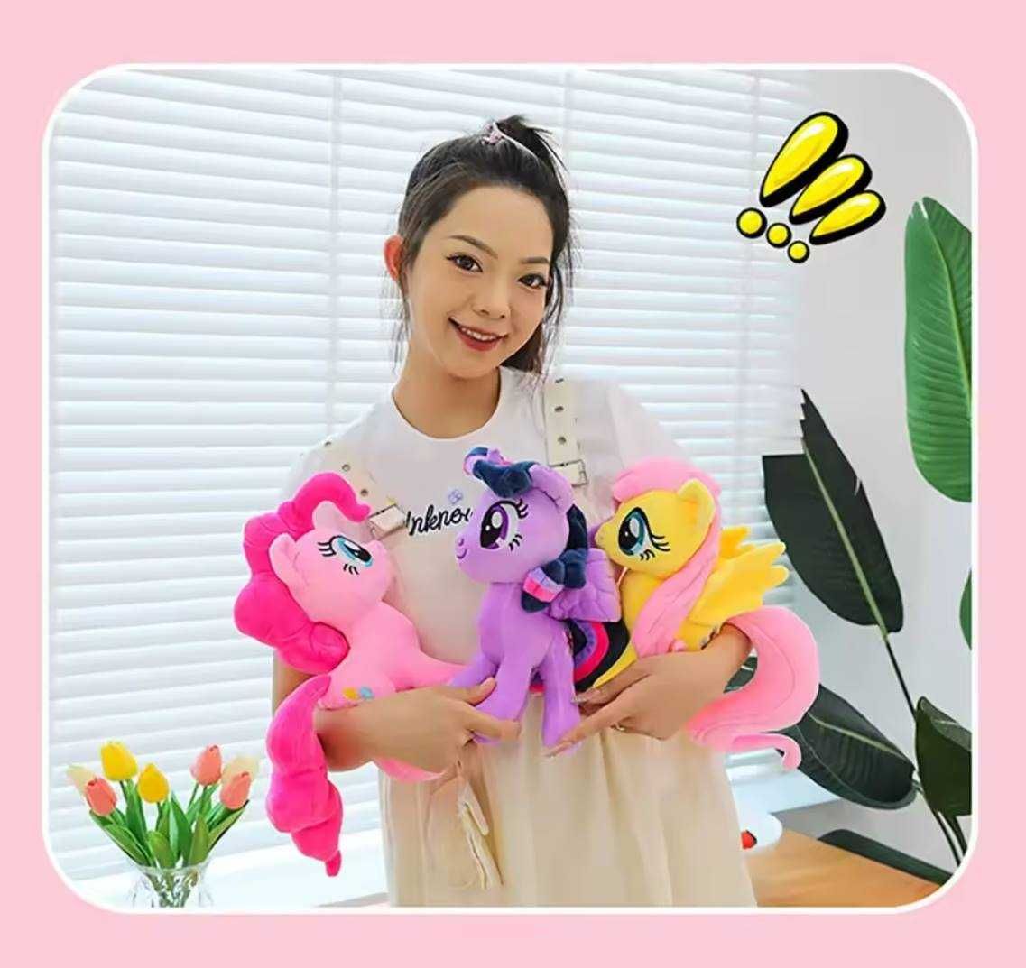 Мяка іграшка My Little Pony Пінкі Пай Іскорка Флатершай Селестія 30 см