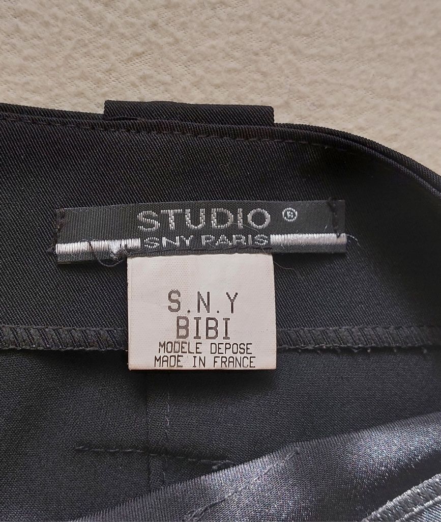 Черная юбка миди с разрезами Studio SNY Paris Франция