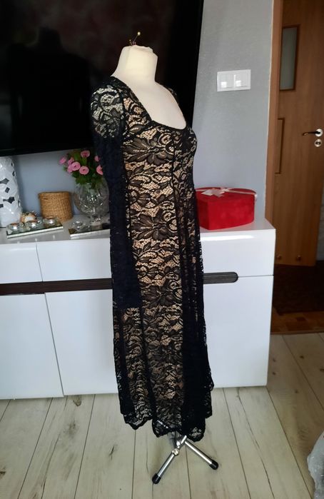 Nowa elegancka sukienka ciążowa koronkowa S, święta, wizytowa