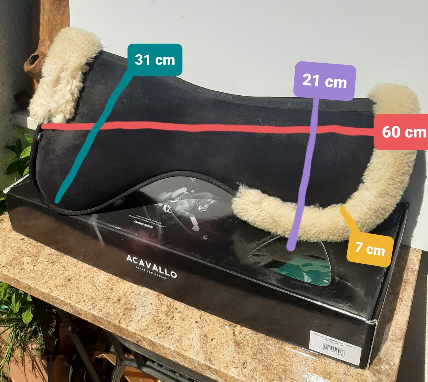 Podkładka pod siodło Accavallo Memory Foam