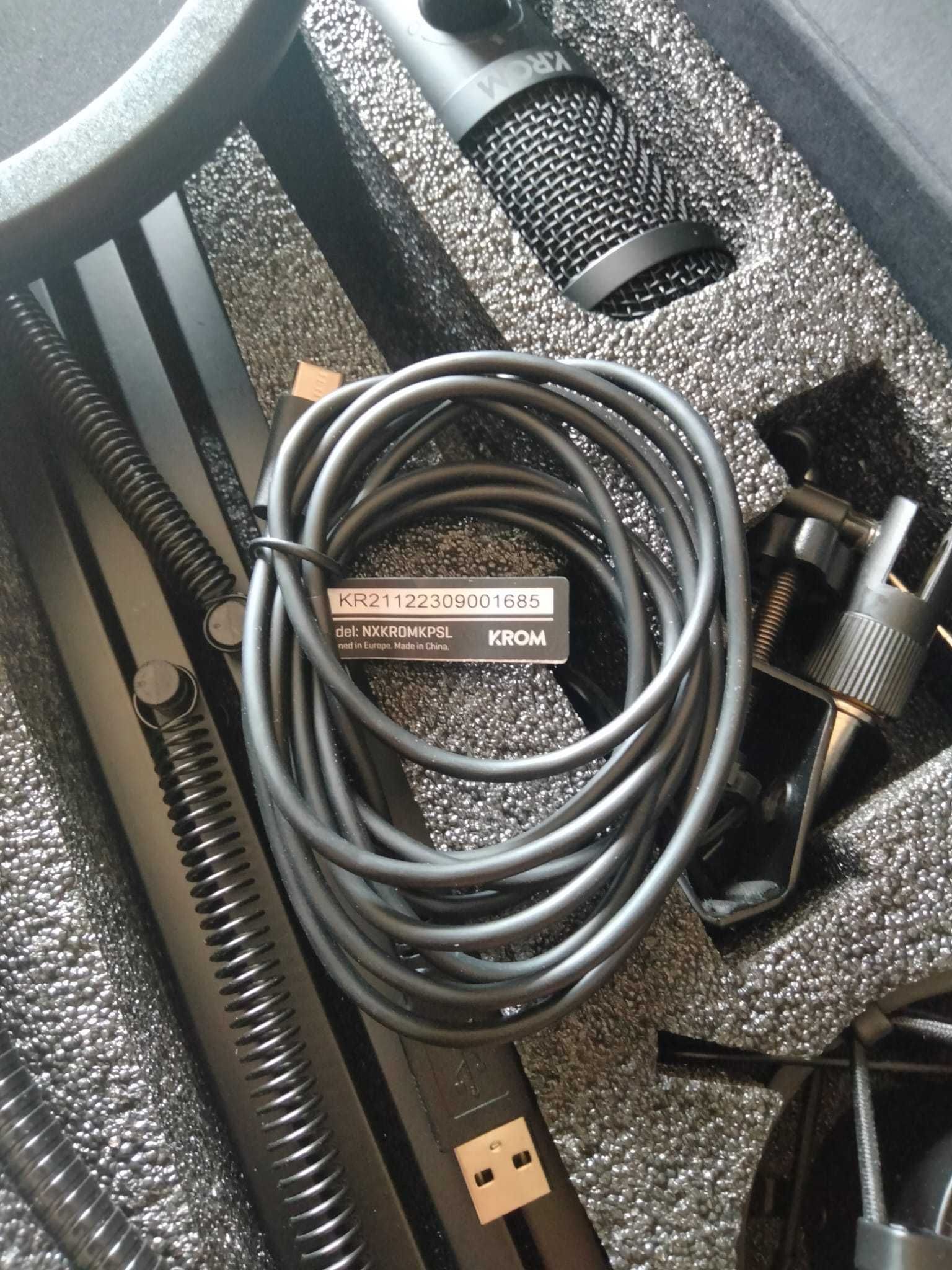 Krom Kapsule – Microfone Profissional USB - Nunca usado!