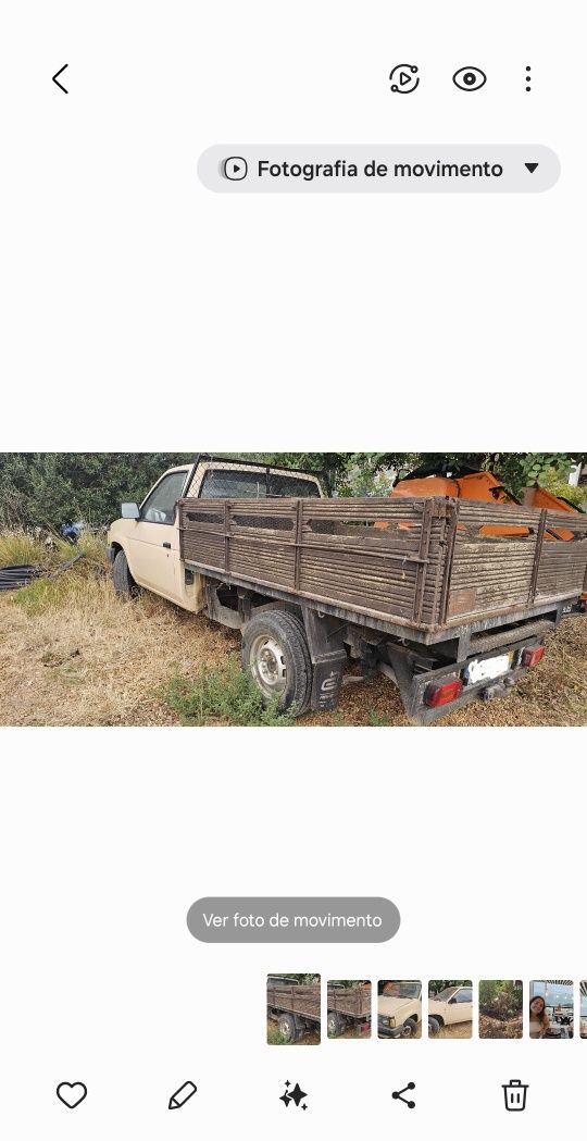 Nissan  d21 com motor avariado