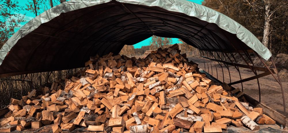 DĄB BRZOZA Drewno Kominkowe I do PIECA z DOSTAWĄ opał opałowe drzewo