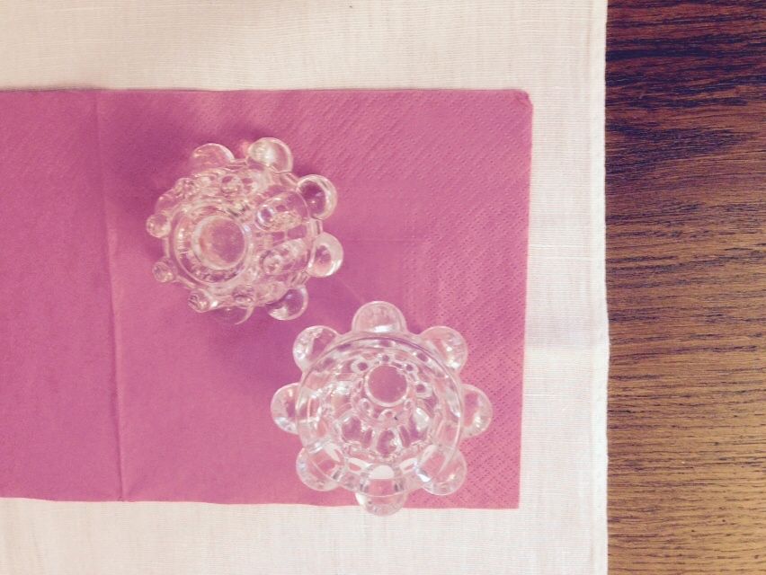 Świecznik, szkło kryształowe, jak DROST