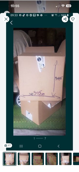 Oddan za darmo czyste kartony