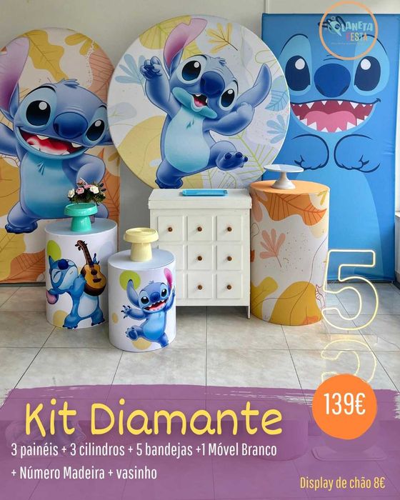 Aluguel de kit pegue e monte para festas