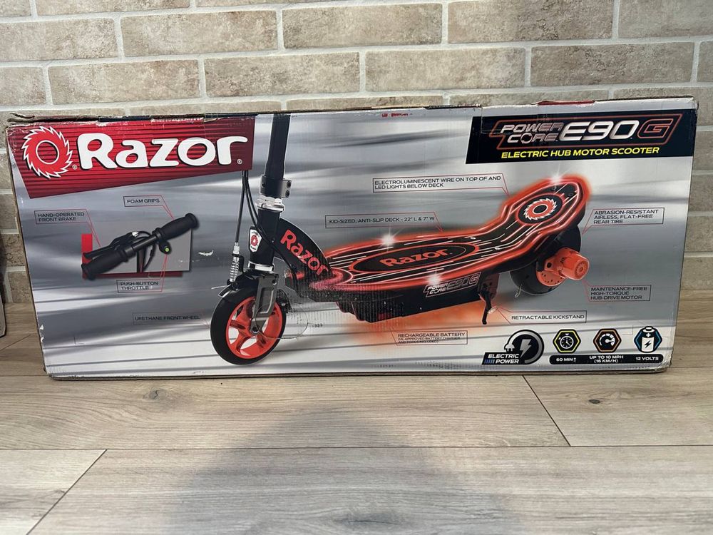 Электросамокат Razor E90 Power Core GLOW