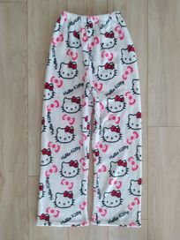 Spodnie Hello Kitty Pluszowe Idesslne na Prezent S/M