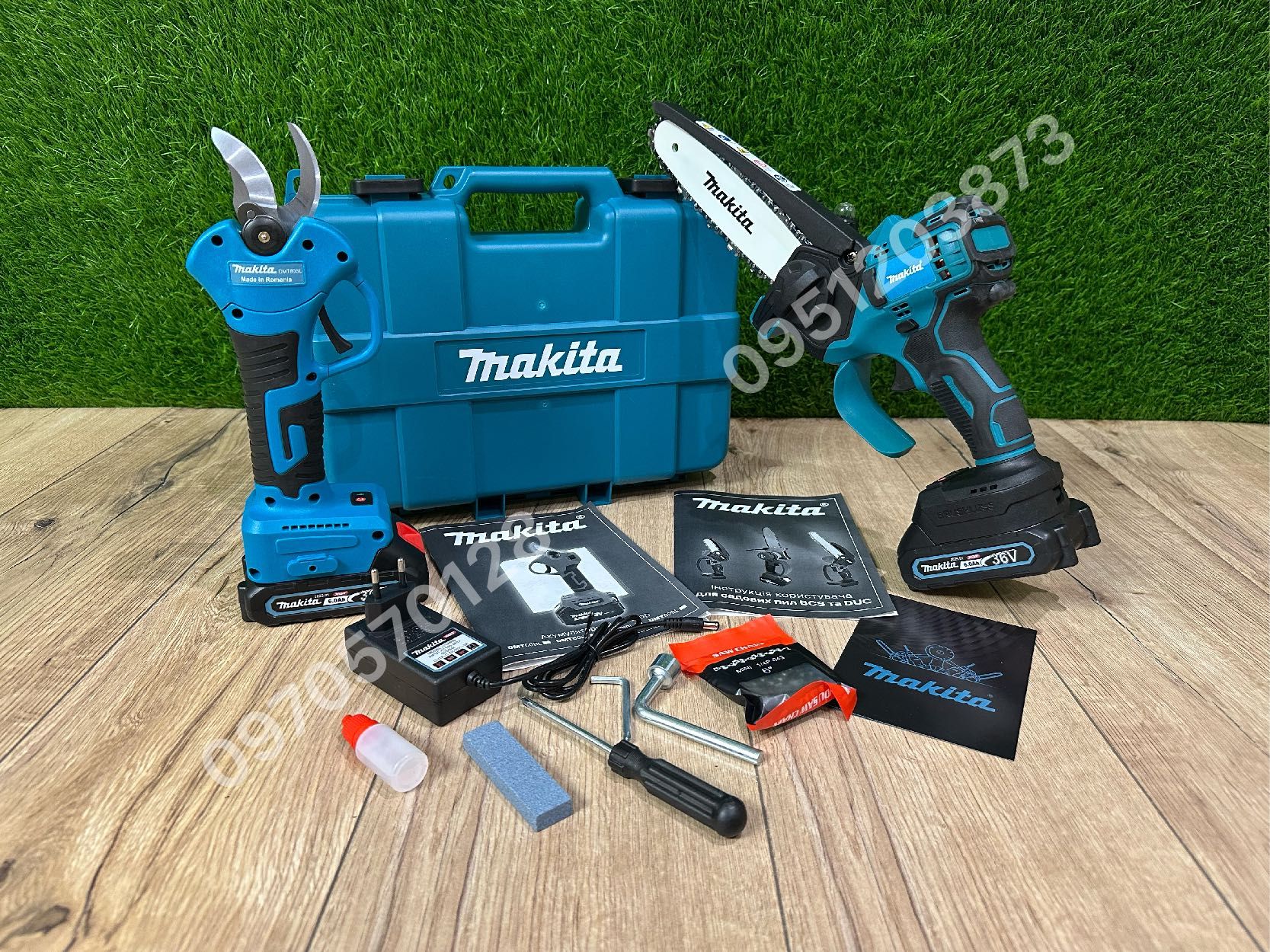Набор Аккум 2/1 Makita Секатор DMT80BL + Мини пилка DUC325BL 36V 6Ah