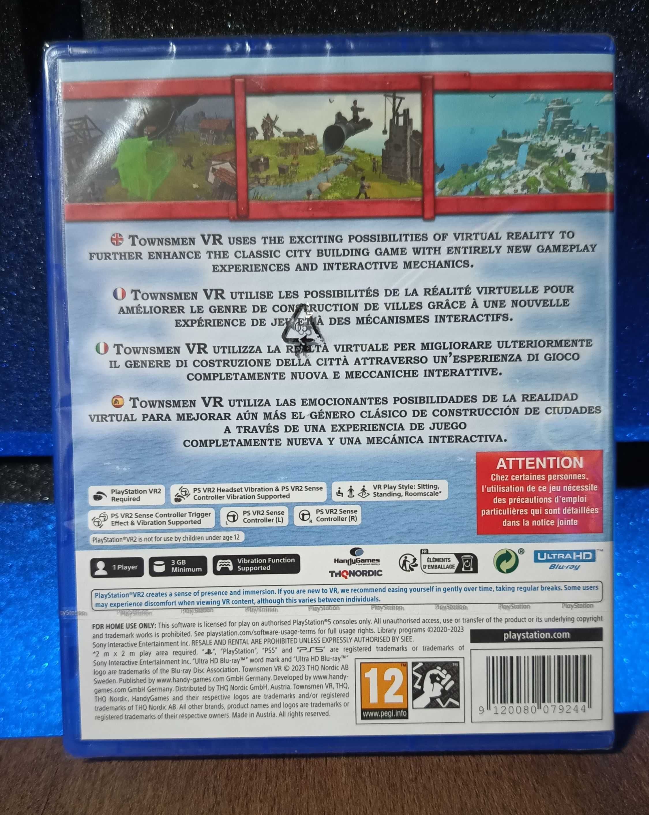 Townsmen VR PS5 - strategia na gogle PlayStation VR2