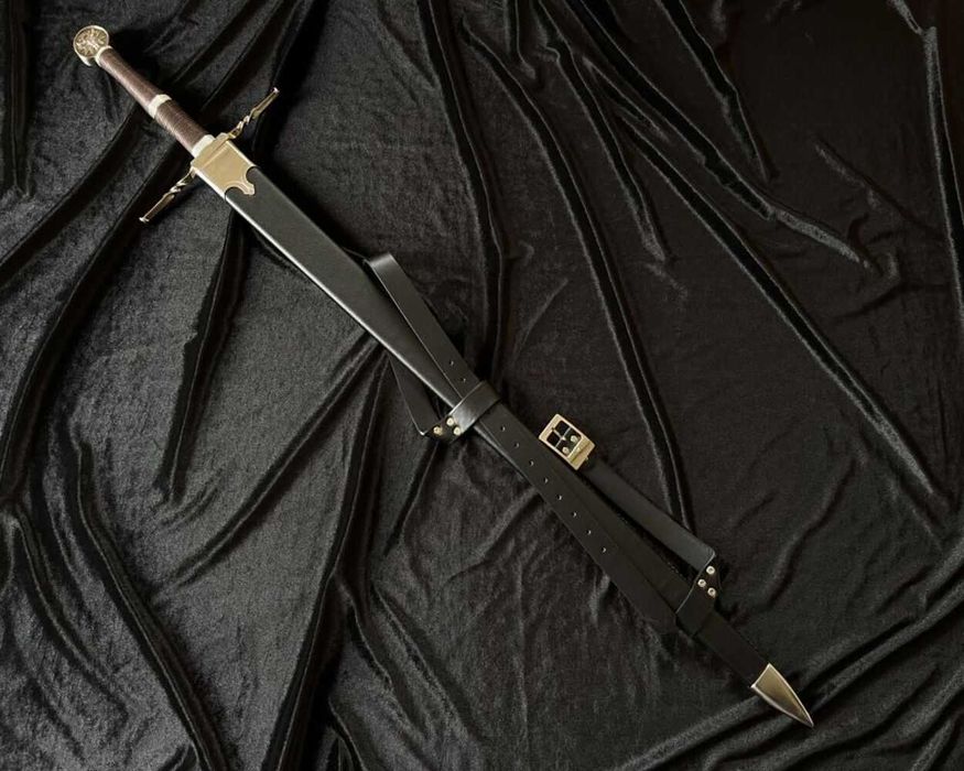 Wielki Miecz Geralta Inspirowany Wiedźmin The Witcher  9320 Ostry