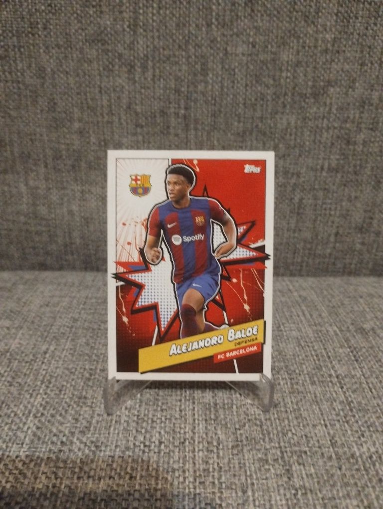 2023-24 topps fan set fc Barcelona Heroes alejandro balde